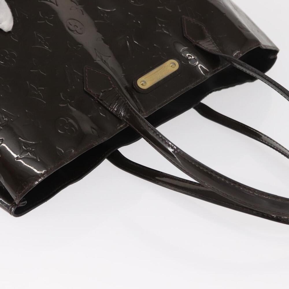LOUIS VUITTON Monogram Vernis Wilshire MM Bag Terre Domble M91440 LV Auth 150262 - Picture 8 of 16